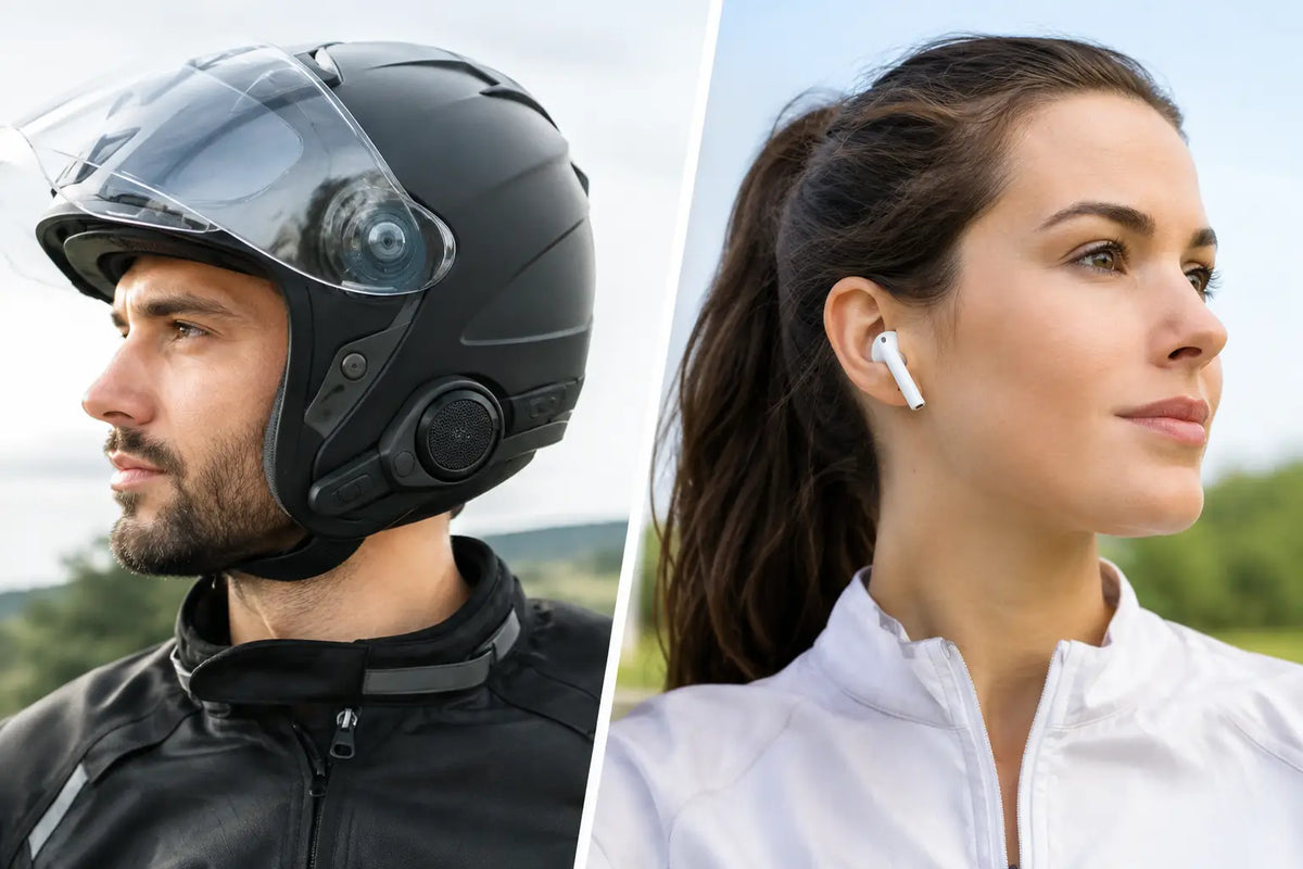 Helmet Speakers vs Earbuds: Which Is Safer?