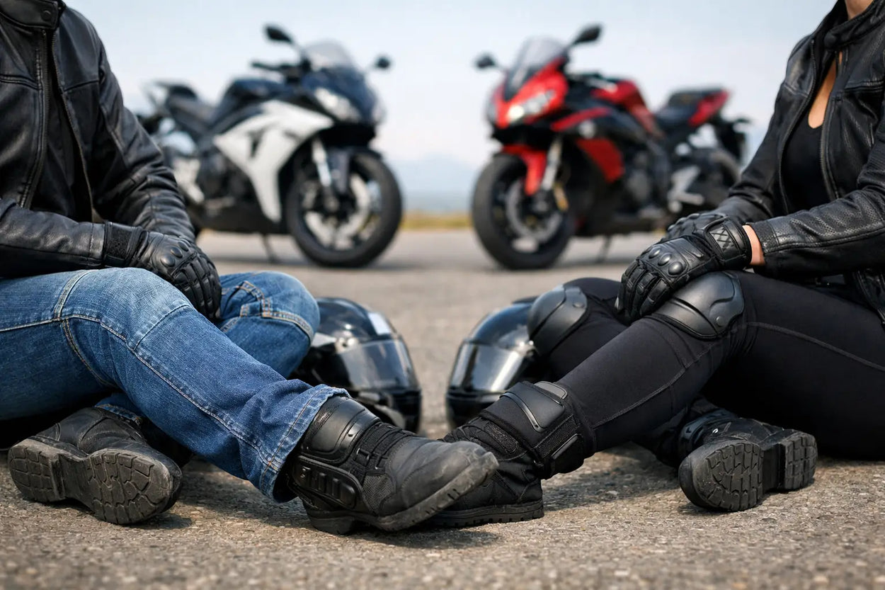 Motorcycle Jeans vs Leggings: What Protects Better?