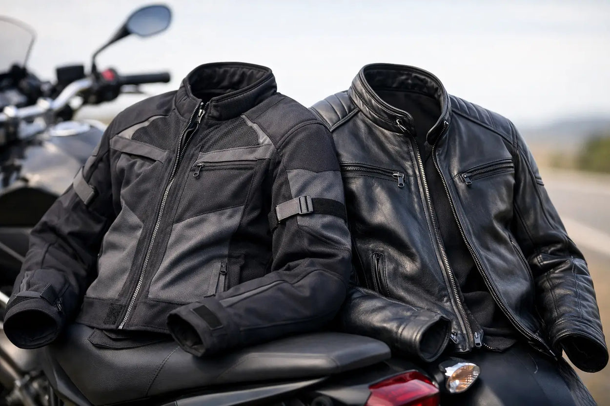 Textile vs Leather Motorcycle Jackets
