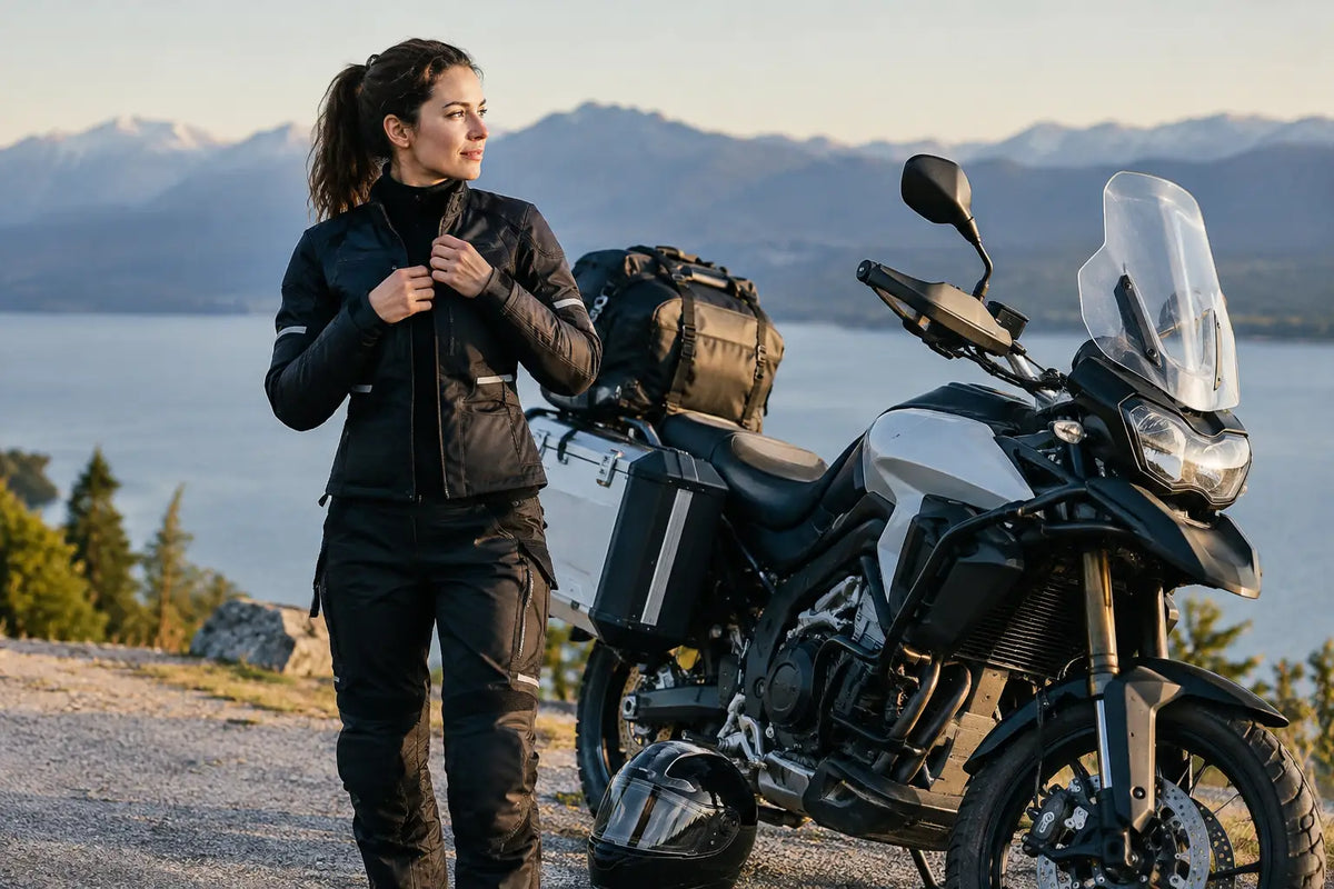 Women's Touring Gear Setup Example for Real Rides