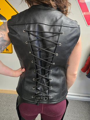 YMGA Women's Leather Vest
