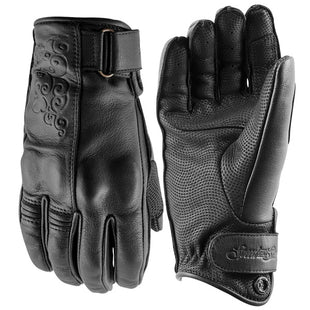 Speed and Strength Women's BLACK HEART Leather Gloves (Discontinued)