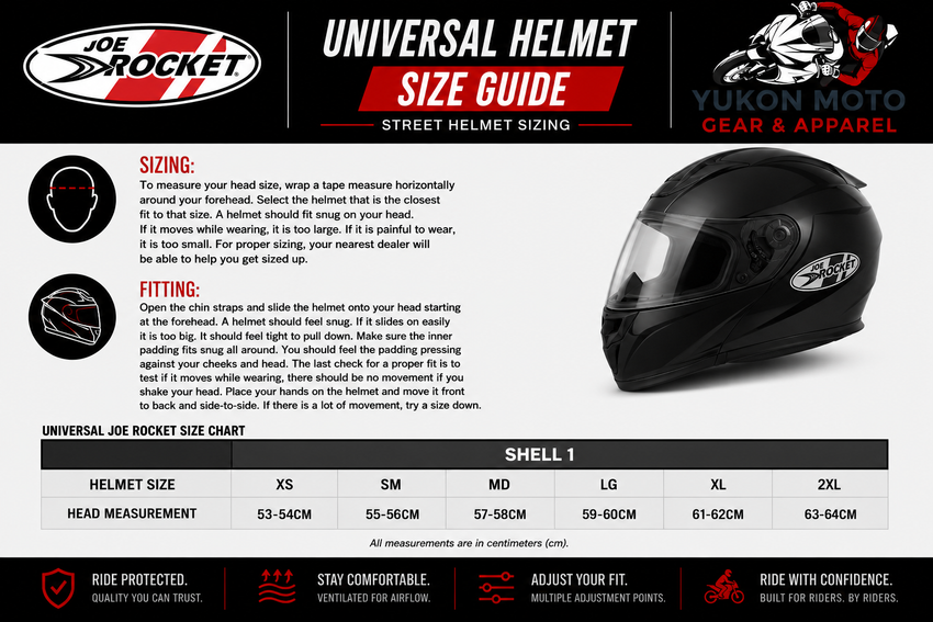 Joe Rocket RKT 240-Series SOLAR FLARE™ Full Face Motorcycle Helmet Canada