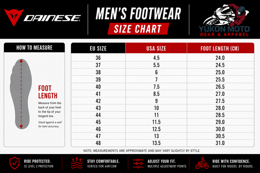 Dainese Men’s HERIAN AIR Motorcycle Shoes Canada