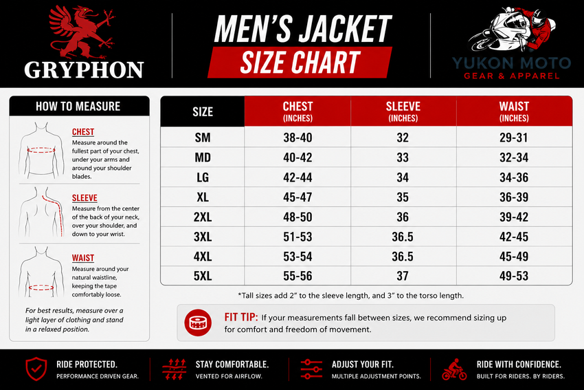 Gryphon Men's WANDERER Waterproof Motorcycle Jacket Canada