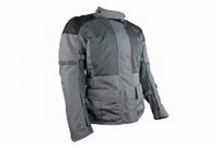 Gryphon Men's BADWATER 2 in 1 Waterproof Mesh Jacket in black color, showcasing the front view with mesh details and yoke design.