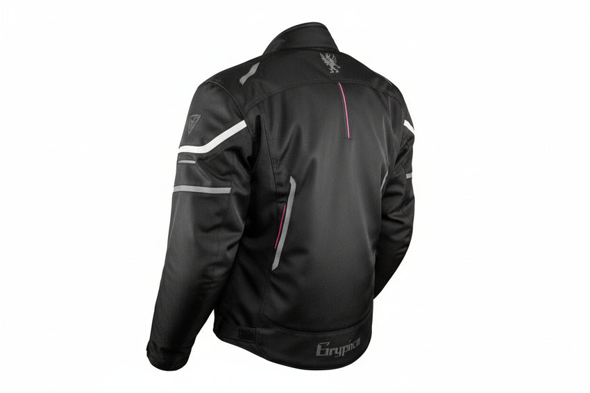 Gryphon Women's AQUA AIR Mesh Jacket back view on a white back ground