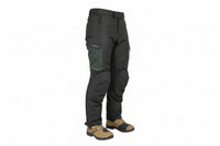 Gryphon Women's ODYSSEY Waterproof Pants black with zippers on a white background