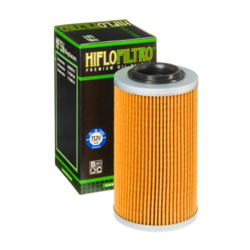 HifloFiltro HF556 Premium Motorcycle Oil Filter with retail packaging, OEM-quality replacement oil filter featuring high-efficiency pleated filter media for dependable engine protection and performance. HifloFiltro HF556 oil filter available in Canada from Yukon Moto Gear & Apparel.