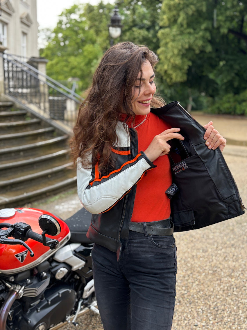 MotoGirl HAYLEY Women’s Leather Motorcycle Jacket Canada