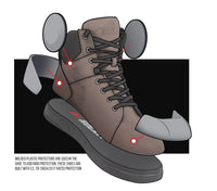 Joe Rocket MISSION 2.0 Men's Waterproof Motorcycle Shoes