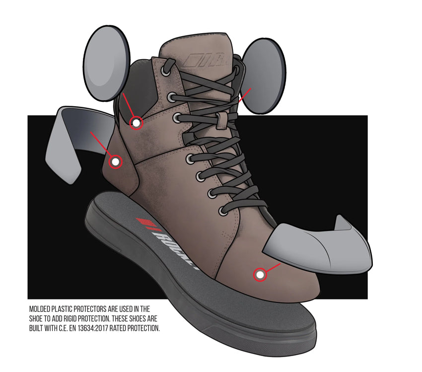Joe Rocket MISSION 2.0 Men's Waterproof Motorcycle Shoes