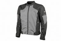 Joe Rocket Men's Velocity Gray and black motorcycle jacket on a white background