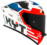 KYT TT-REVO Gear Blue/Red