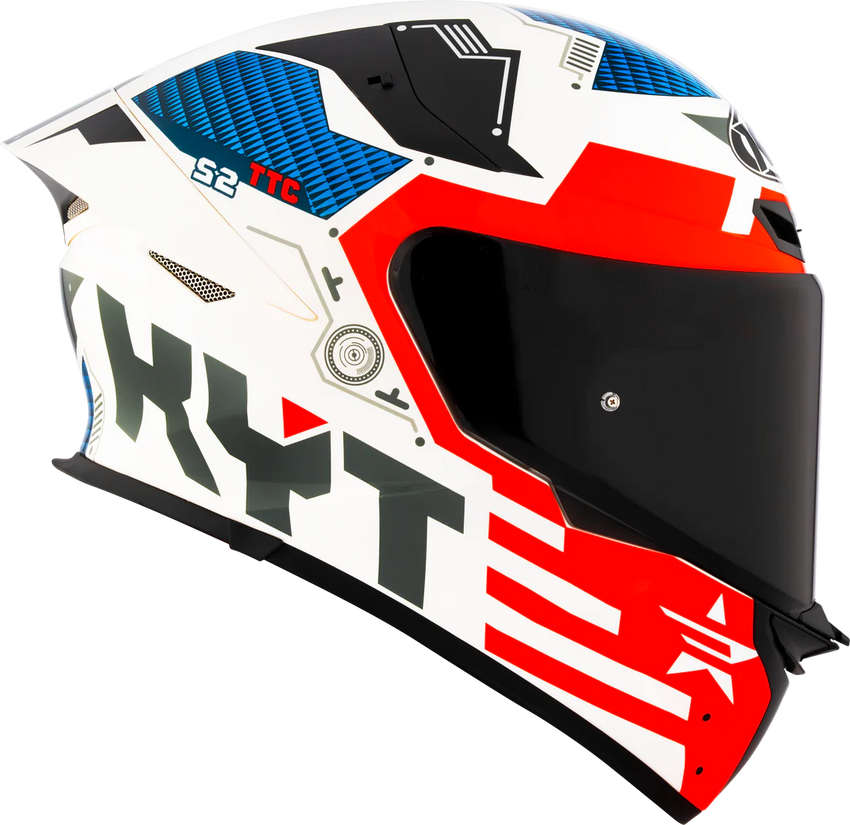 KYT TT-REVO Gear Blue/Red