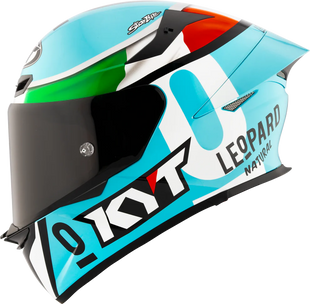 KYT TT-REVO LEOPARD Replica Tri-Colour Helmet