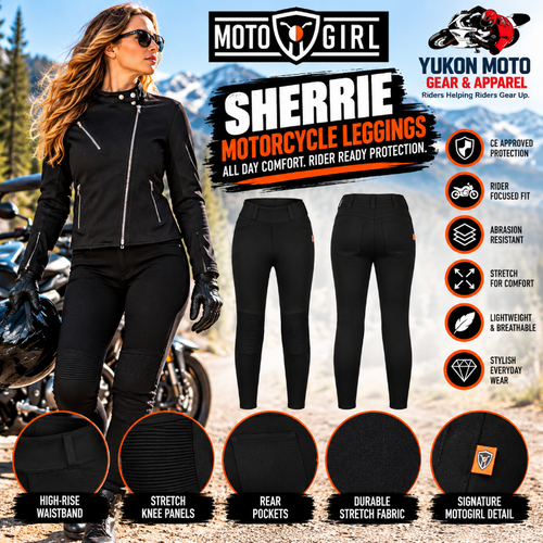 MotoGirl Women's SHERRIE Motorcycle Leggings Canada