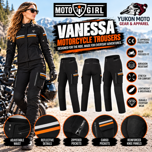 MotoGirl VANESSA Motorcycle Trousers Canada