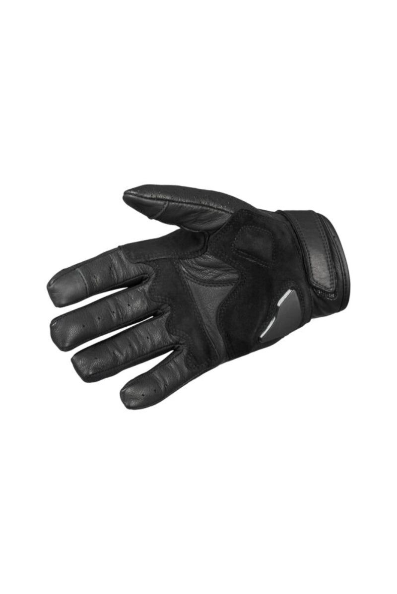 Black glove on a white background