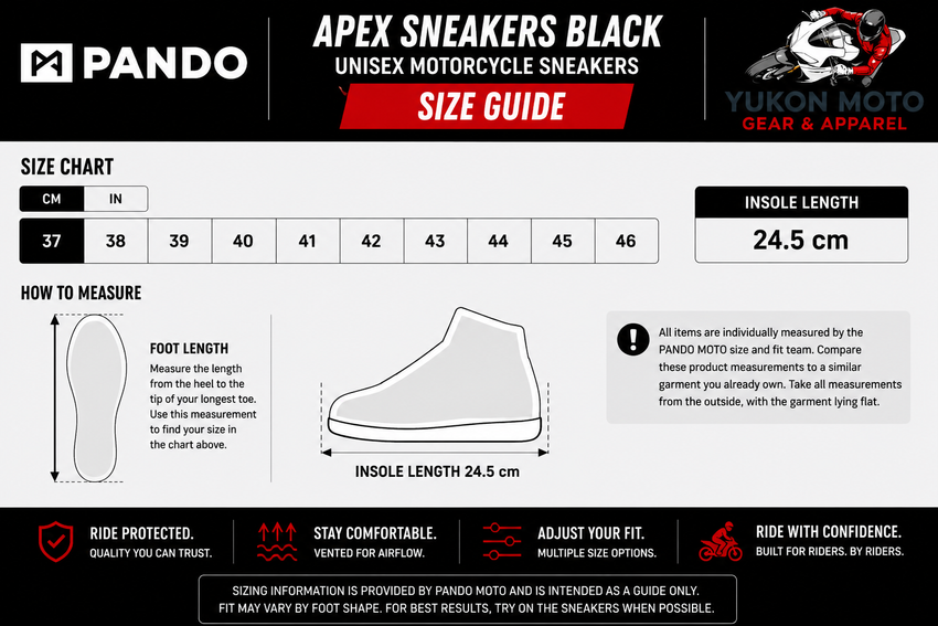 Pando Moto APEX Motorcycle Sneakers Canada