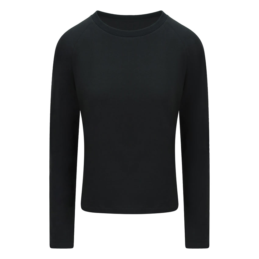 MotoGirl Long Sleeve Black Shield Shirt