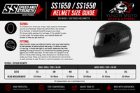 Speed and Strength® SS1550 Full Face Motorcycle Helmet Canada