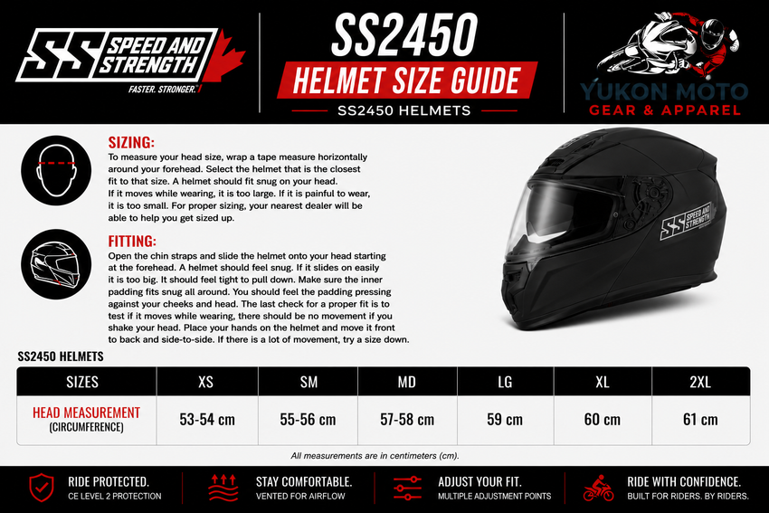 bike helmet sizing canada Speed & Strength SS2450 Soul Shaker Streetfighter Helmet Canada