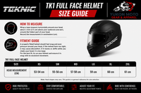 Teknic TK1 Full Face Motorcycle Helmet Canada