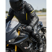 YMGA Full Protection Leather Motorcycle Gloves Canada