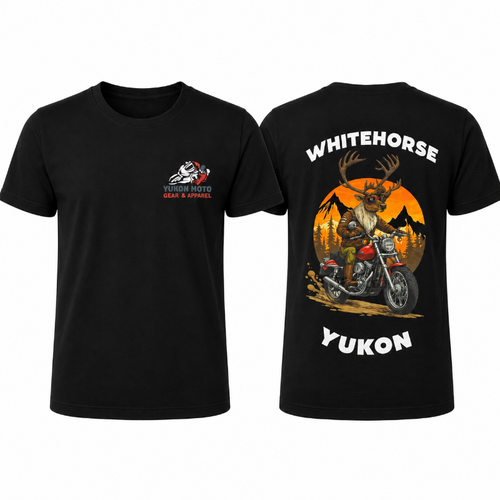 YMGA Adult Whitehorse Yukon CARIBOU CRUISER T-Shirt Canada