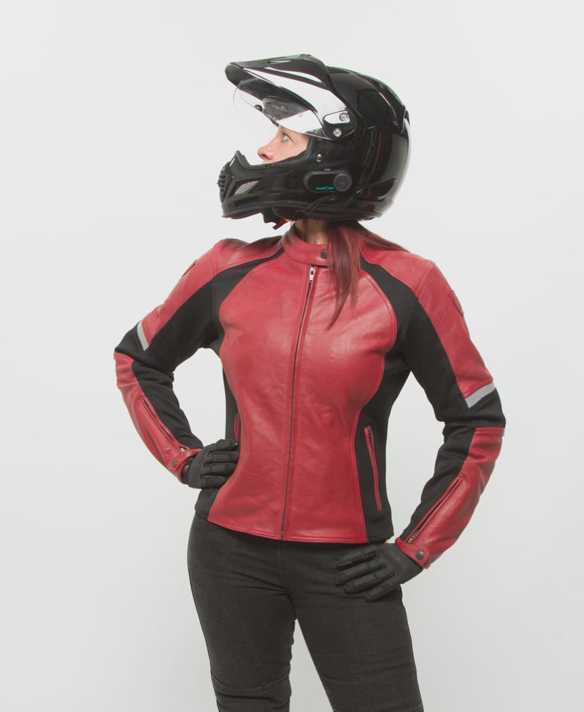 MotoGirl FIONA Leather Motorcycle Jacket Canada