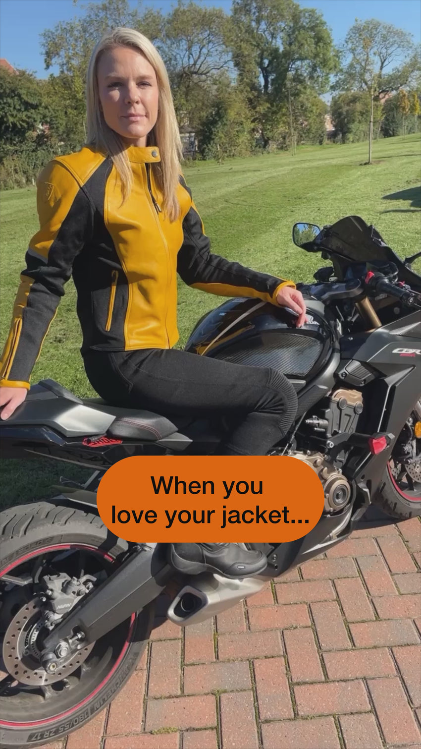 MotoGirl FIONA Leather Motorcycle Jacket Canada