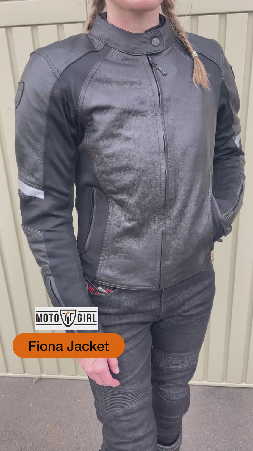MotoGirl FIONA Leather Motorcycle Jacket Canada